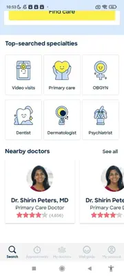 ZocDoc android App screenshot 5